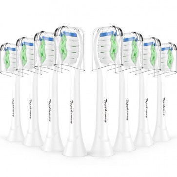 Toptheway Replacement Brush Heads Compatible with Phillips Sonicare DiamondClean Electric Toothbrush