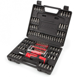 TEKTON 2841 Everybit (TM) Ratchet Screwdriver, Electronic Repair Kit and Security Bit Set, 135-Piece